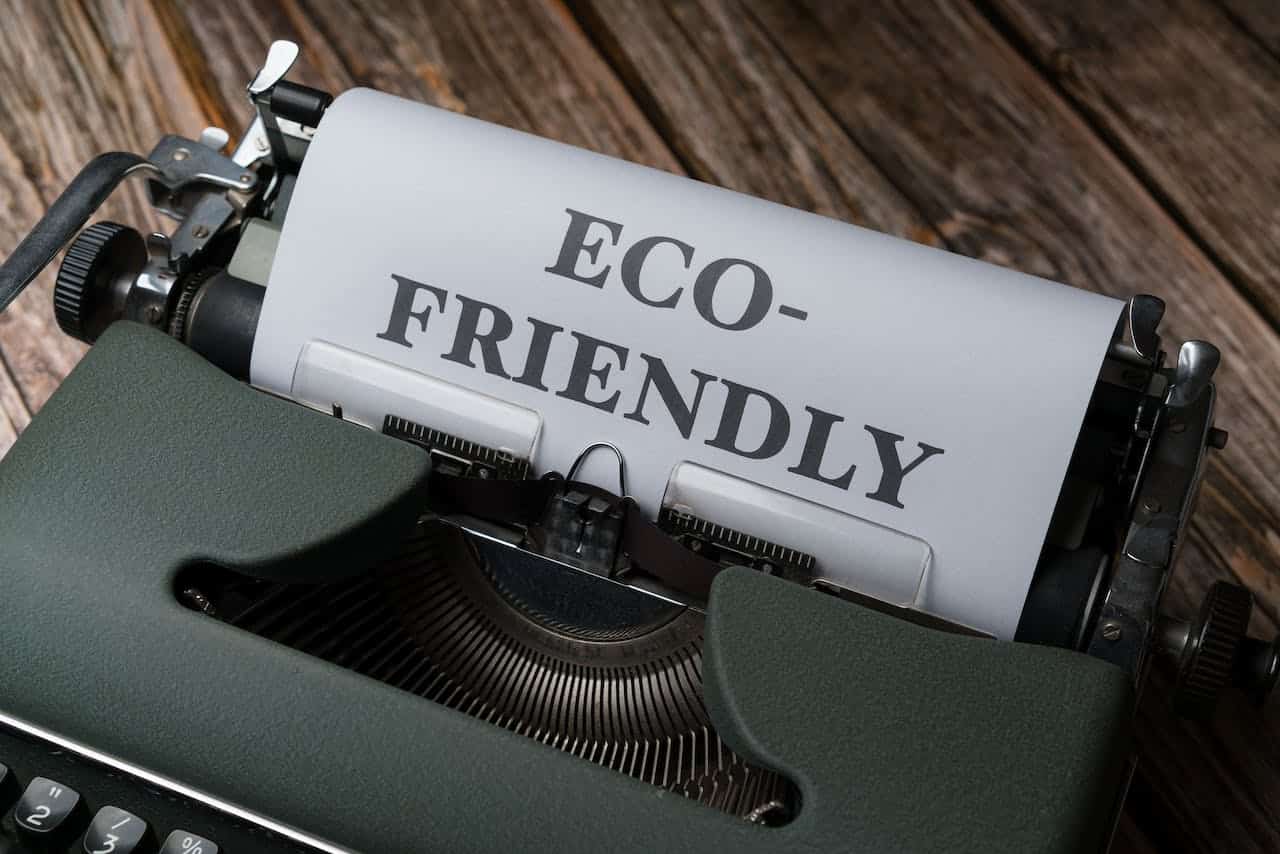 eco-friendly tapé à la machine à écrire